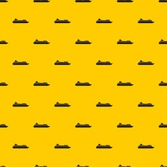 Cruise liner pattern seamless vector repeat geometric yellow for any design