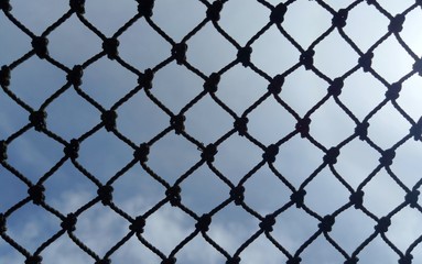 Naklejka premium Fish Cage Floating Basket 