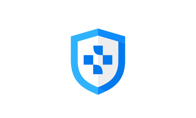 blue shield medical icon