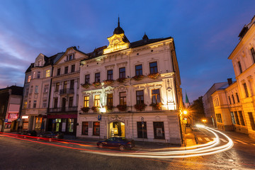 Fototapeta na wymiar Main Square of Cieszyn