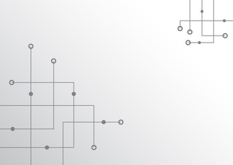 Abstract geometric connect lines and dots.Simple technology graphic background.Illustration Vector design Network and Connection concept.