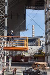 Construction of New Safe Confinement at Chernobyl