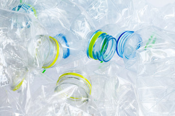 recycle plastic bottles. recycling to conserve the environment