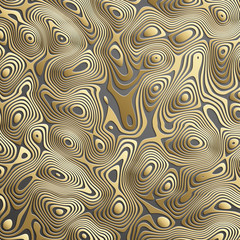 Luxury gold background. Wavy gold landscape consept of gold vector background with gradient lines on dark background.