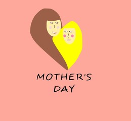 Celebration. Happy Mother's Day. Mother and daughter