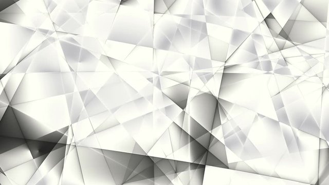 Moving geometric shapes and transforming lines. Abstract footage.