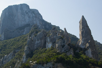 Fototapeta na wymiar Felsformation an der Küste Sardiniens