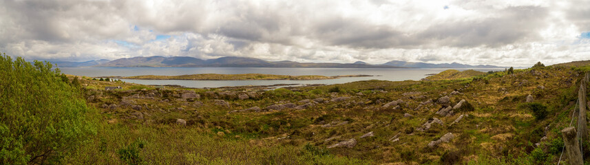 Fototapeta na wymiar panorama of mountains Ireland