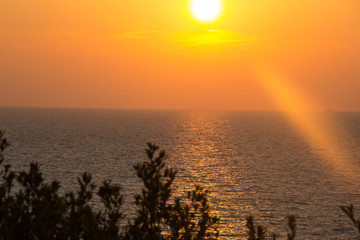 Sonnenuntergang am Meer