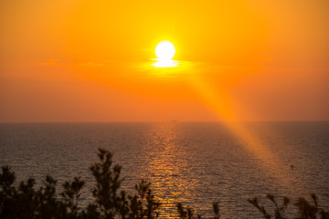 Sonnenuntergang am Meer