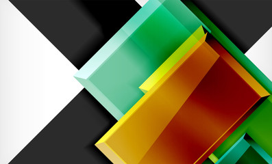 Color squares futuristic abstract background