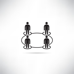 people network, people connection icon