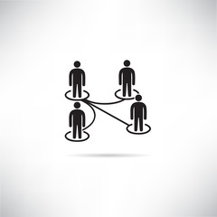 people network, people connection icon