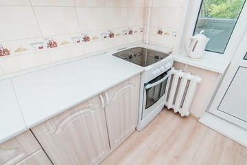 Photo of the light kitchen room