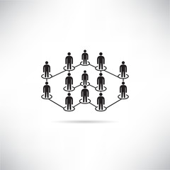 people network, people connection icon