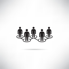people network, people connection icon