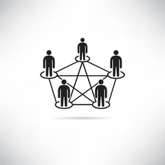 people network, people connection icon