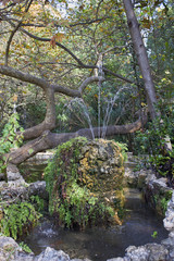 Rodini Park - historic park along a waterway with beautiful shaded walking paths, Rodos, Greece