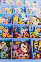 Little wooden letters