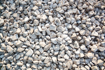 Nature background from gray sea pebbles