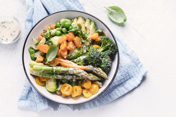 Vegetarian buddha bowls