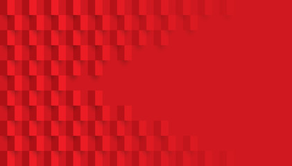 Red abstract background vector with blank space for text.