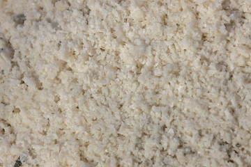 Sea salt in salt farm ready for harvest at Ban Laem, Phetchaburi Province, Thailand