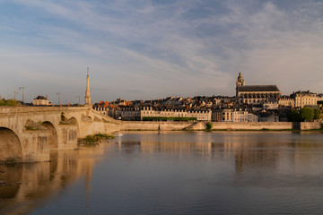 Blois at sunrise, France