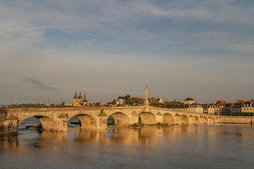 Blois at sunrise, France