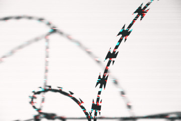 glitch abstract fence barbed wire wallpaper backdrop background