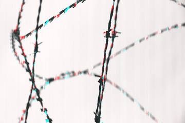 glitch abstract fence barbed wire wallpaper backdrop background