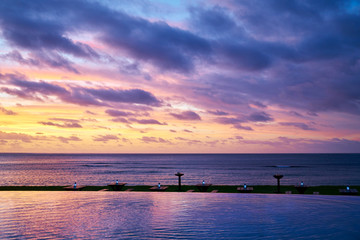 Beautiful sea view from Fiji.