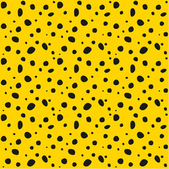 Leopard texture. Animal print. Cheetah seamless background. Leopard background. Seamless polka dot pattern.