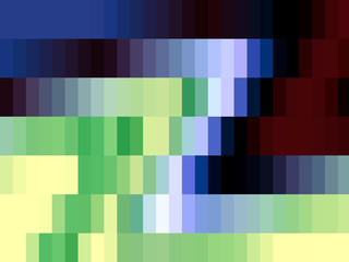 Blue red green squares, abstract colorful texture