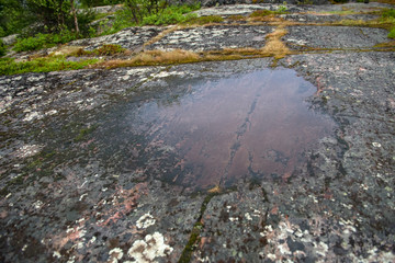 Stone Coast of the White Sea near the village of Rabocheostrovsk, Popov Island, Kemsky District, Republic of Karelia, Russia © Konstantin