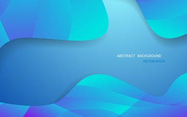 Creative minimal geometric shape with colorful background. Dynamic Color Curve shapes composition and elements.Modern design in Eps10 vector illustration.