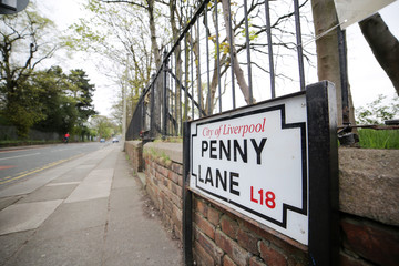 La famosa strada di Penny Lane, Liverpool