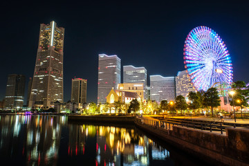 横浜 みなとみらい 夜景