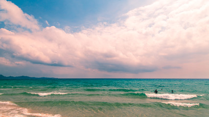 The beach of Costa Rei, Sardinia