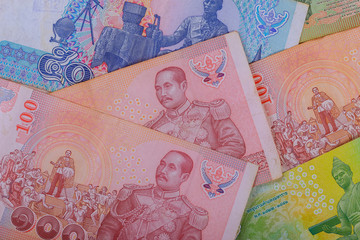 Baht of Thailand banknotes economic growth and trade