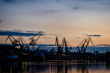 Obraz premium shipyard