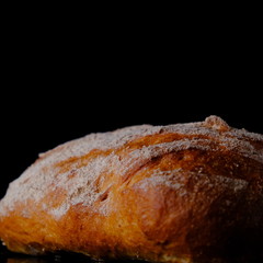 Bread baked background