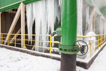 Frozen valve