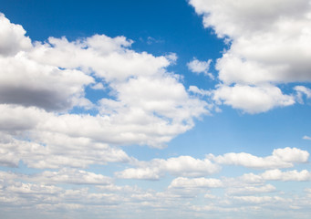 Blue sky with clouds