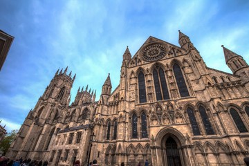 Fototapeta na wymiar York Minster Cathedral, Yorkshire, Great Britain.