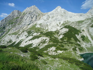 Berge klar Wiese Himmel Natur 1