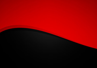 Abstract black and red background