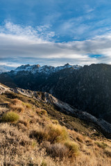 Fototapeta premium Parque natural granada sierra nevada al fondo. 