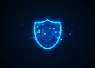 Abstract technology background, Internet technology cyber security concept
