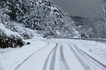 road in winter